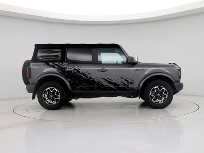 Bronco Mud Splash Side Rocker Panel Car Graphic Sticker. 6896 - Speedlogix