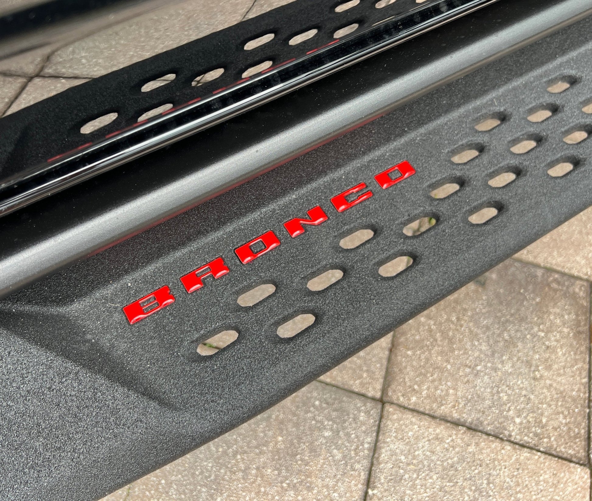 Bronco Running Board Letter Inserts/Overlays Fits 2021 - 2026 Ford Bronco - Speedlogix