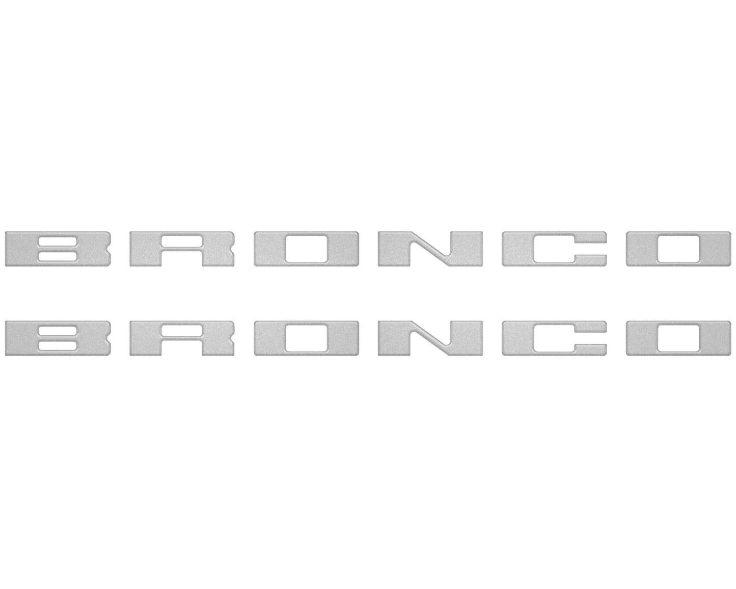 Bronco Running Board Letter Inserts/Overlays Fits 2021 - 2026 Ford Bronco - Speedlogix