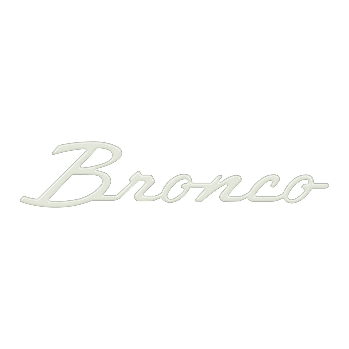 Bronco Script Badge Fits 2021 - 2026 Ford Bronco - Speedlogix