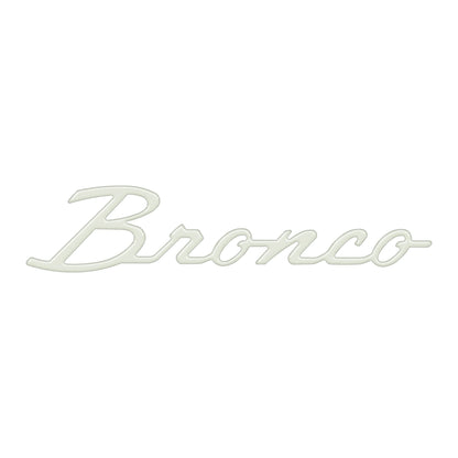 Bronco Script Badge Fits 2021 - 2026 Ford Bronco - Speedlogix