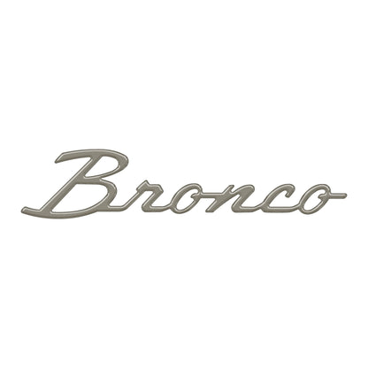 Bronco Script Badge Fits 2021 - 2026 Ford Bronco - Speedlogix