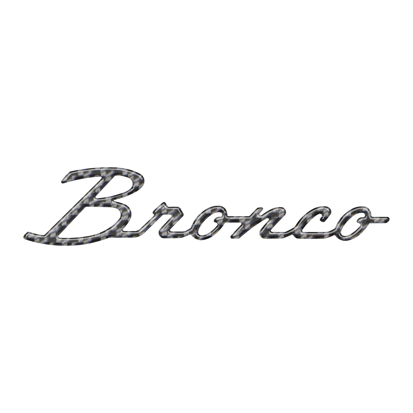 Bronco Script Badge Fits 2021 - 2026 Ford Bronco - Speedlogix