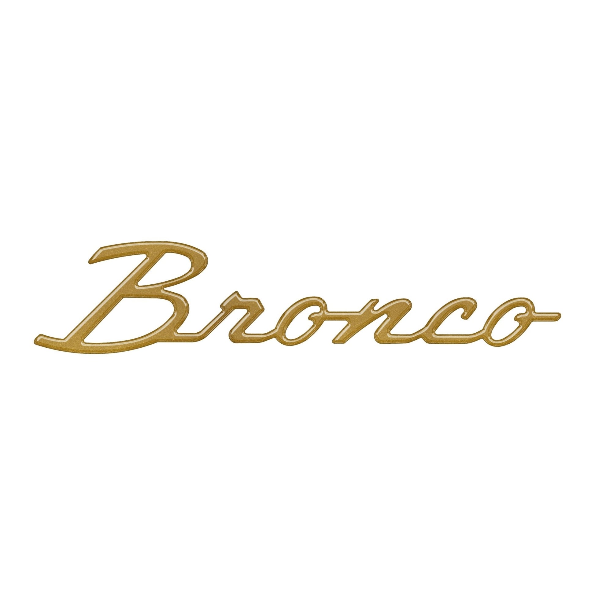Bronco Script Badge Fits 2021 - 2026 Ford Bronco - Speedlogix