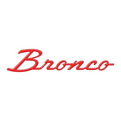 Bronco Script Badge Fits 2021 - 2026 Ford Bronco - Speedlogix