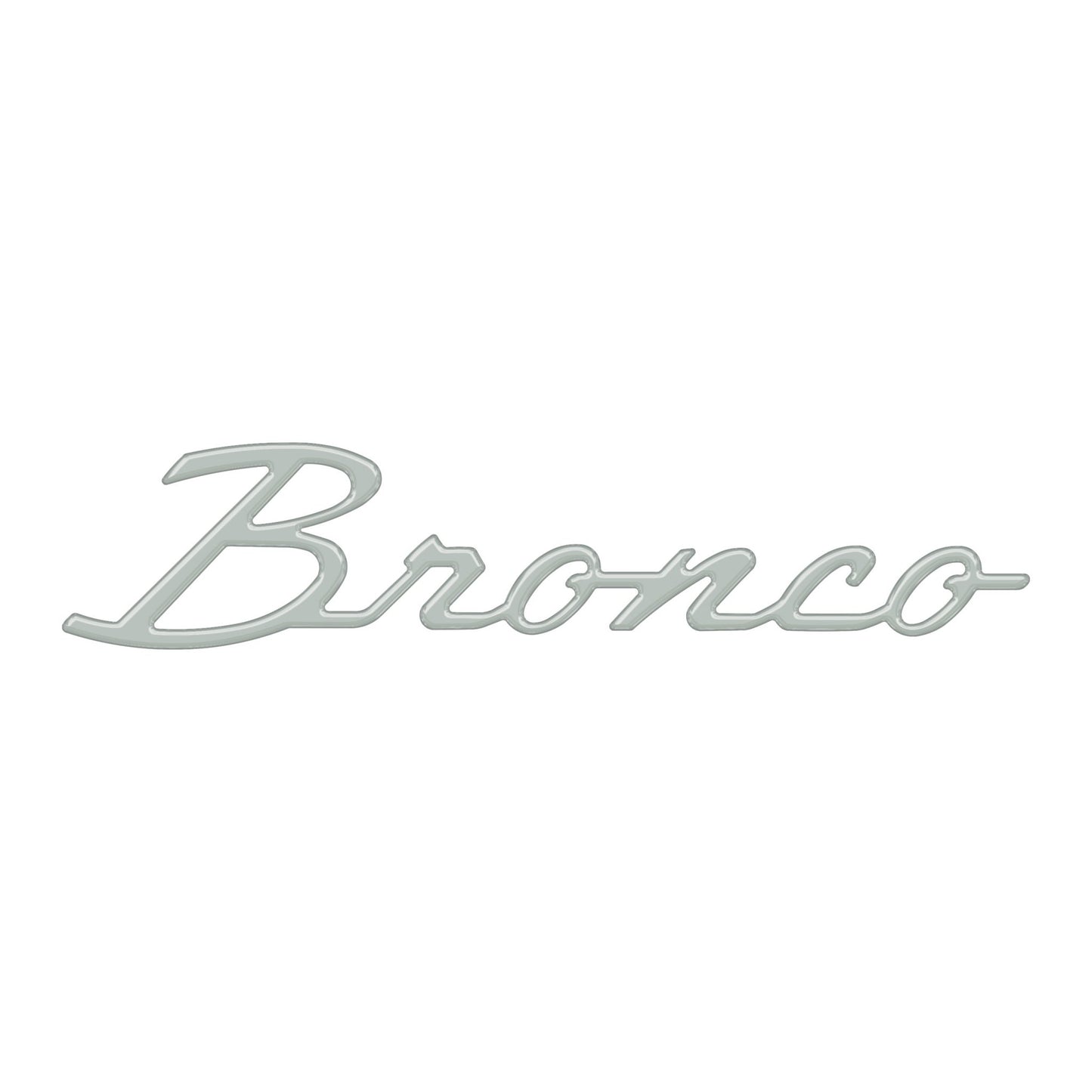 Bronco Script Badge Fits 2021 - 2026 Ford Bronco - Speedlogix