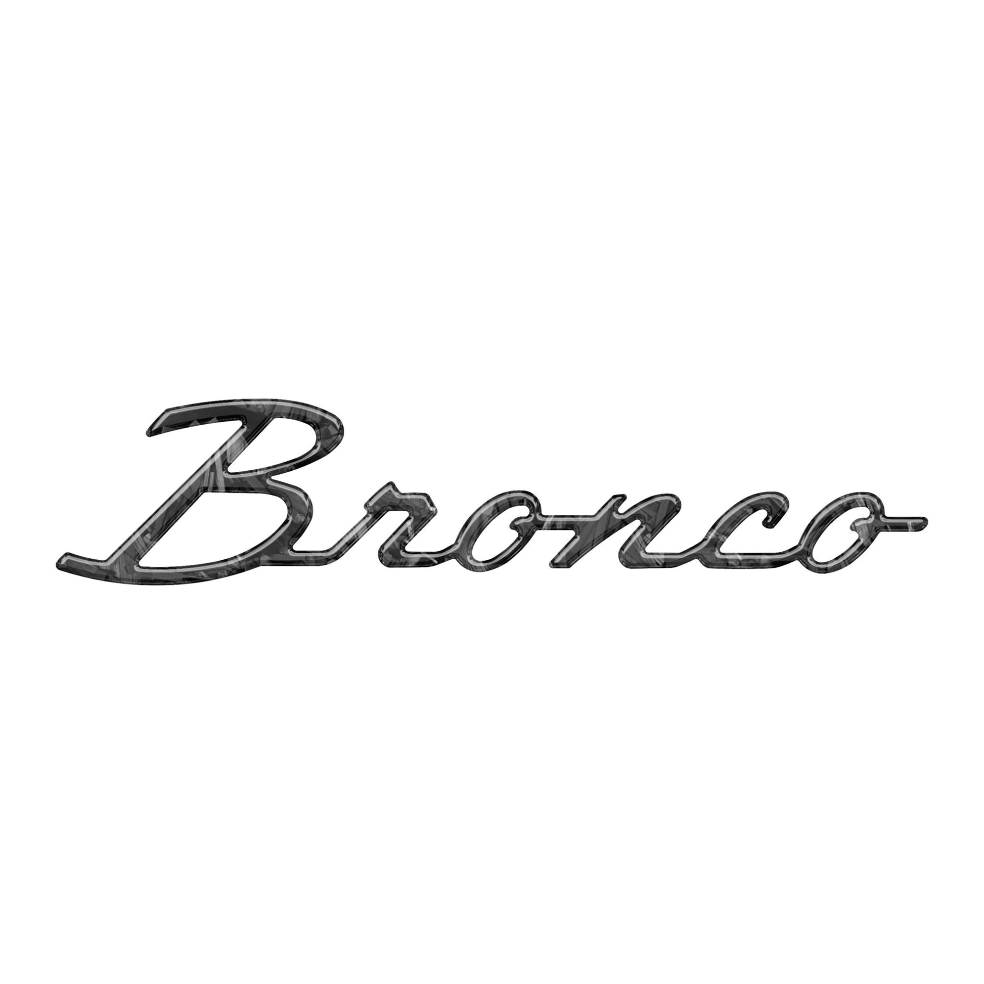 Bronco Script Badge Fits 2021 - 2026 Ford Bronco - Speedlogix