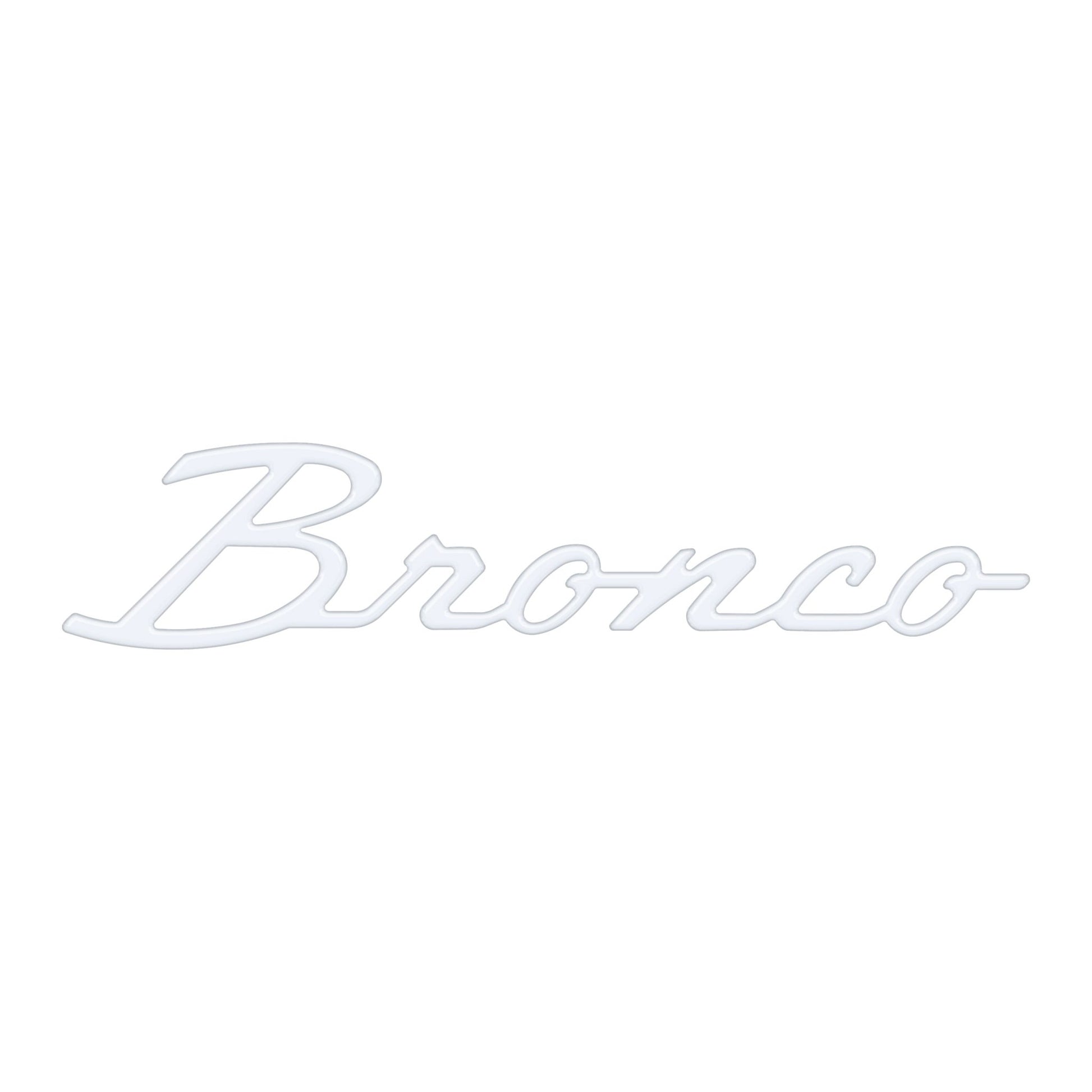 Bronco Script Badge Fits 2021 - 2026 Ford Bronco - Speedlogix