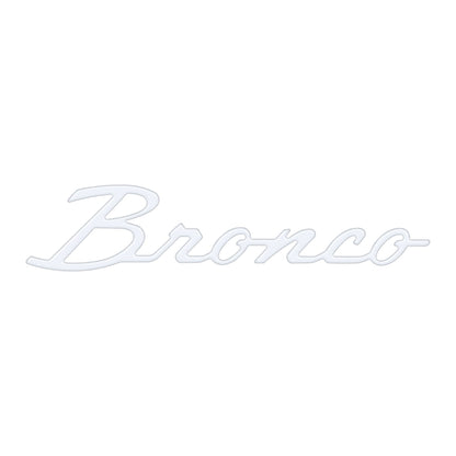 Bronco Script Badge Fits 2021 - 2026 Ford Bronco - Speedlogix