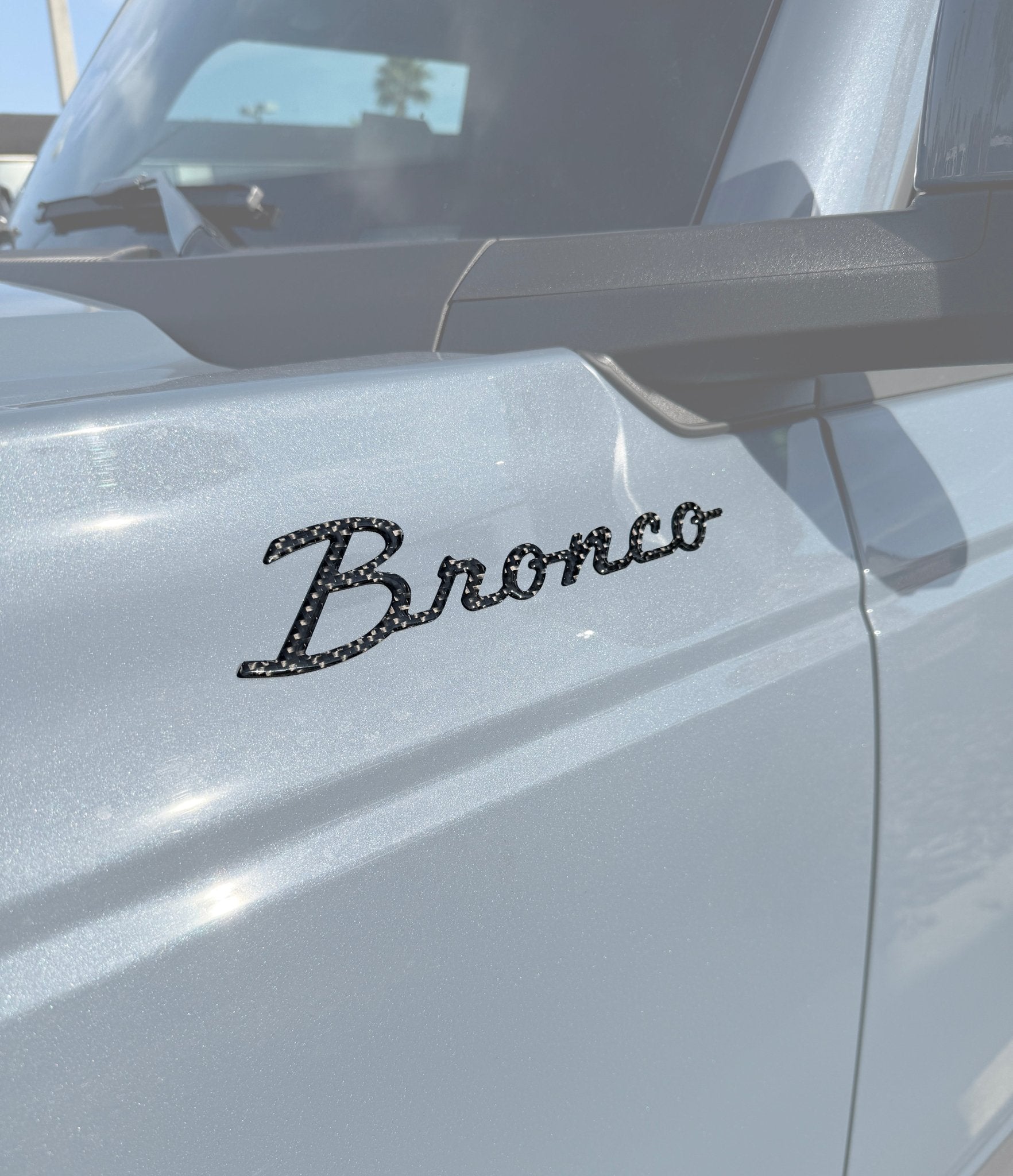 Bronco Script Badge Fits 2021 - 2026 Ford Bronco - Speedlogix