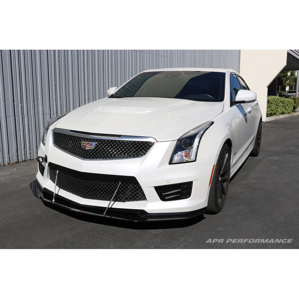 Cadillac ATS - V Carbon Fiber Front Wind Splitter 2016 - 2019 (Non - Carbon Package) - Speedlogix