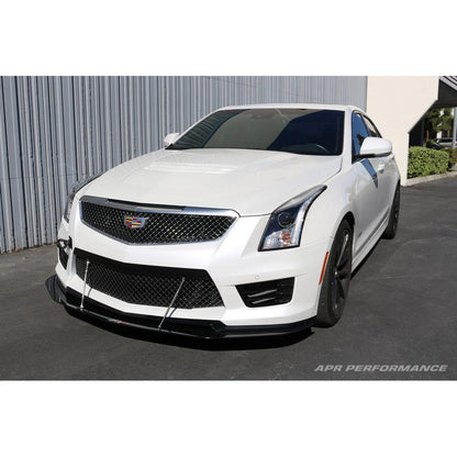 Cadillac ATS - V Carbon Fiber Front Wind Splitter 2016 - 2019 (Non - Carbon Package) - Speedlogix