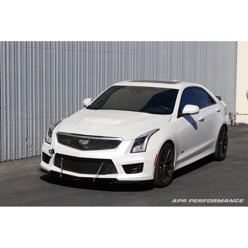 Cadillac ATS - V Carbon Fiber Front Wind Splitter 2016 - 2019 (Non - Carbon Package) - Speedlogix