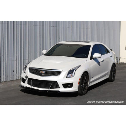 Cadillac ATS - V Carbon Fiber Front Wind Splitter 2016 - 2019 (Non - Carbon Package) - Speedlogix