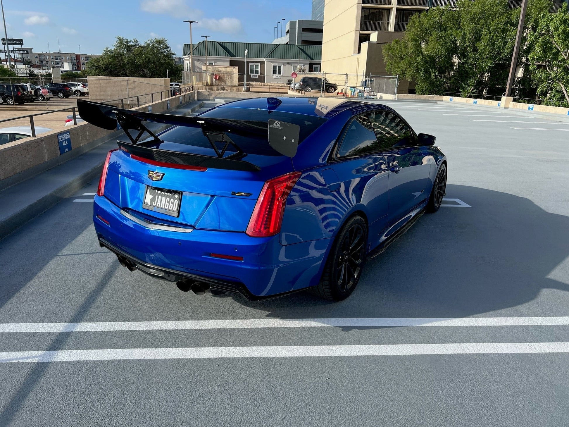 Cadillac ATS - V GTC - 300 Carbon Fiber Adjustable Wing 2016 - 2019 - Speedlogix