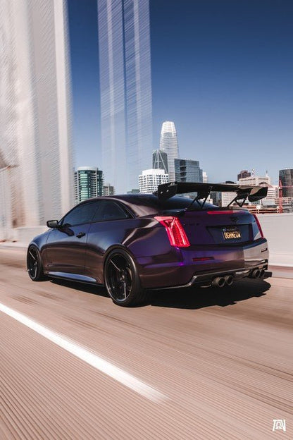 Cadillac ATS - V GTC - 300 Carbon Fiber Adjustable Wing 2016 - 2019 - Speedlogix