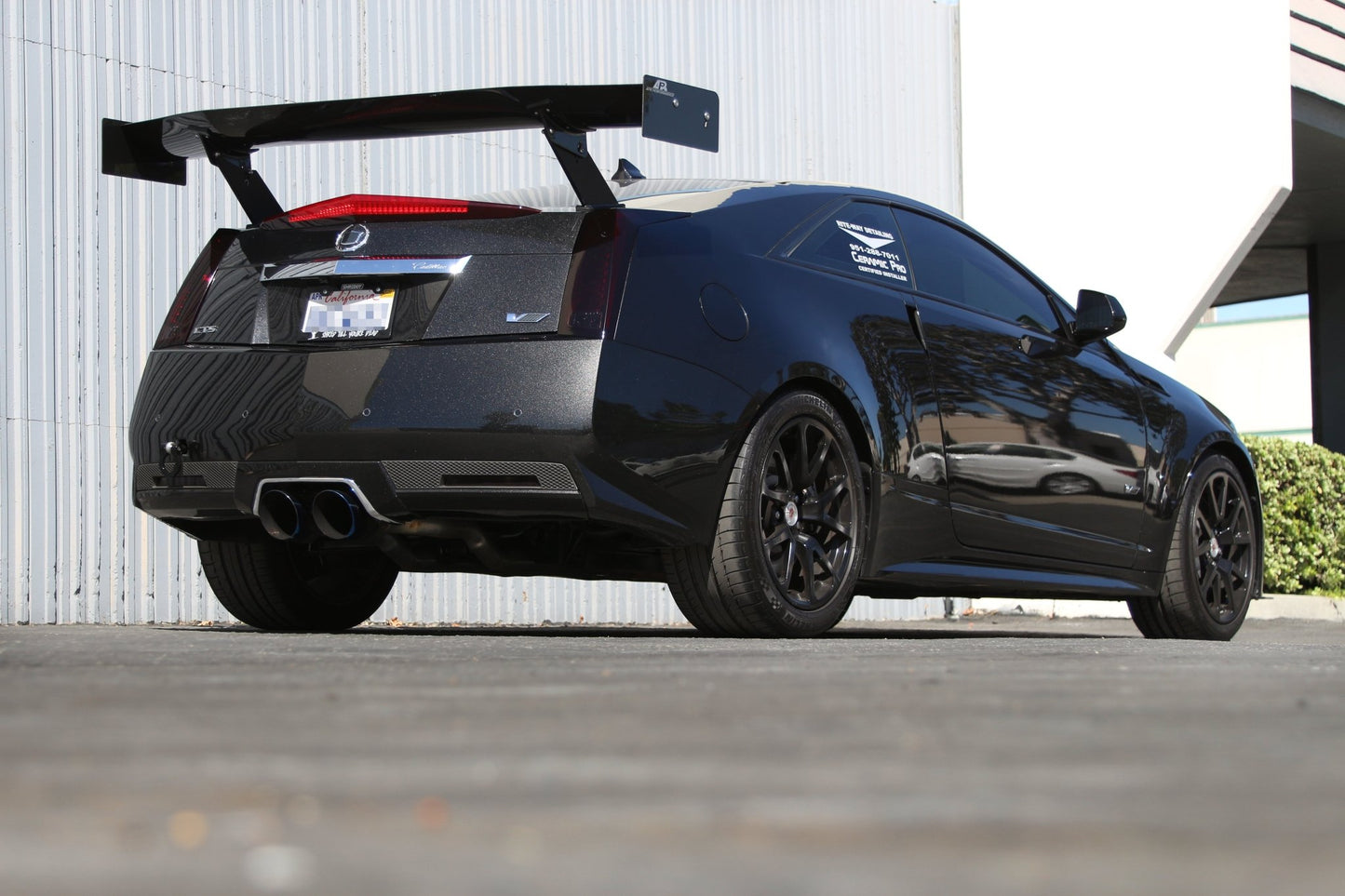 Cadillac CTS - V Coupe GTC - 500 Carbon Fiber Adjustable Wing 2011 - 2015 - Speedlogix