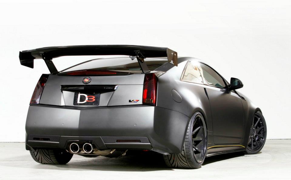 Cadillac CTS - V Coupe GTC - 500 Carbon Fiber Adjustable Wing 2011 - 2015 - Speedlogix