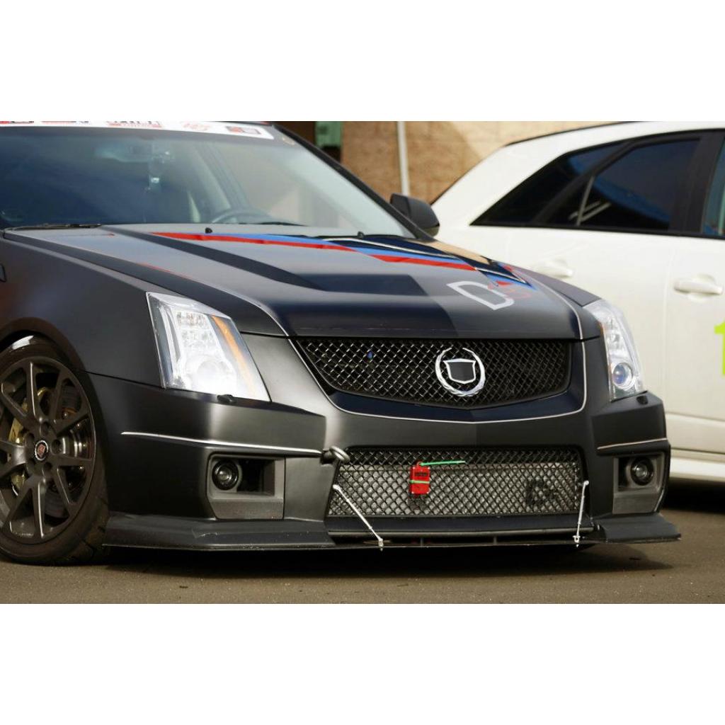 Cadillac CTS - V Coupe / Sedan Carbon Fiber Front Wind Splitter 2008 - 2015 - Speedlogix