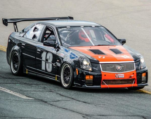 Cadillac CTS - V Sedan Carbon Fiber Front Wind Splitter 2004 - 2007 - Speedlogix