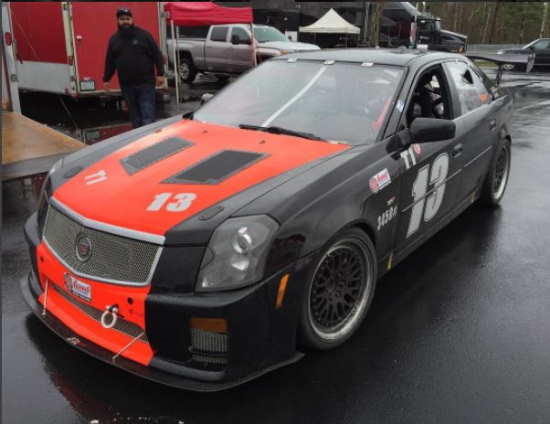 Cadillac CTS - V Sedan Carbon Fiber Front Wind Splitter 2004 - 2007 - Speedlogix