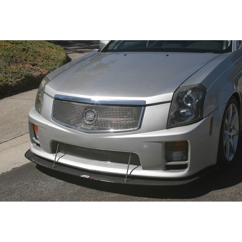 Cadillac CTS - V Sedan Carbon Fiber Front Wind Splitter 2004 - 2007 - Speedlogix