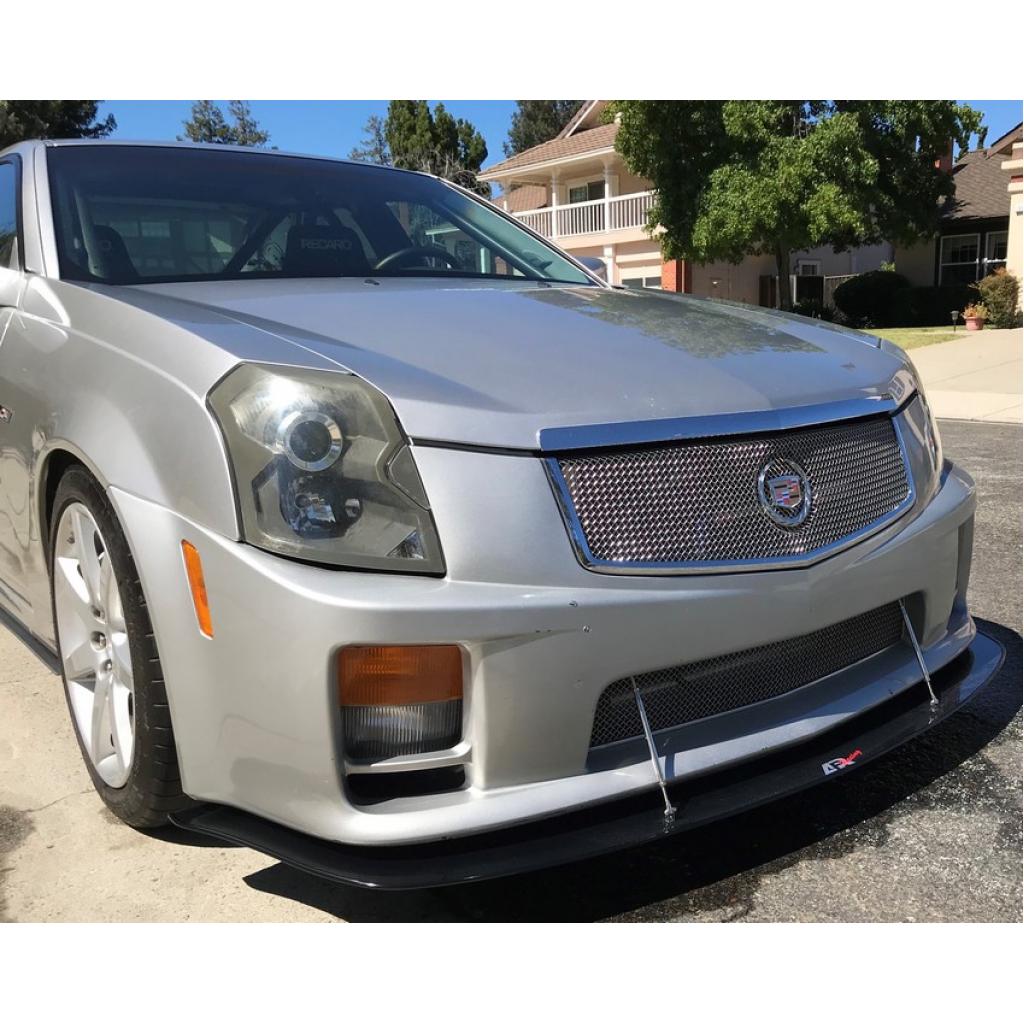 Cadillac CTS - V Sedan Carbon Fiber Front Wind Splitter 2004 - 2007 - Speedlogix