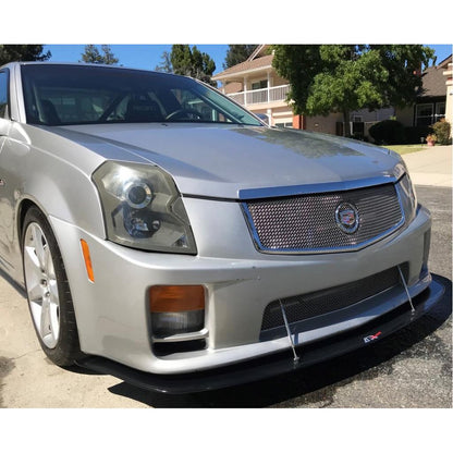 Cadillac CTS - V Sedan Carbon Fiber Front Wind Splitter 2004 - 2007 - Speedlogix