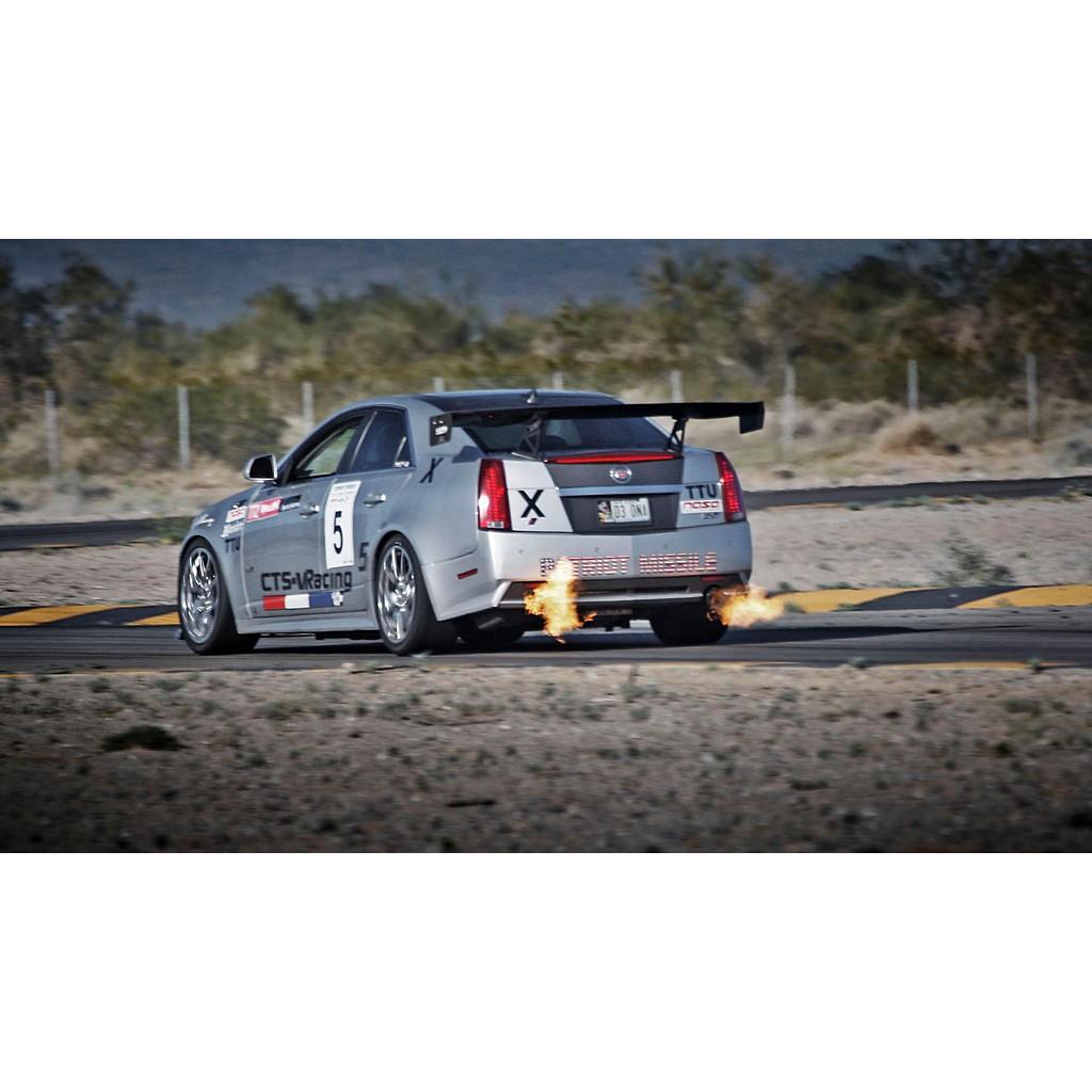 Cadillac CTS - V Sedan GTC - 500 Carbon Fiber Adjustable Wing 2008 - 2015 - Speedlogix