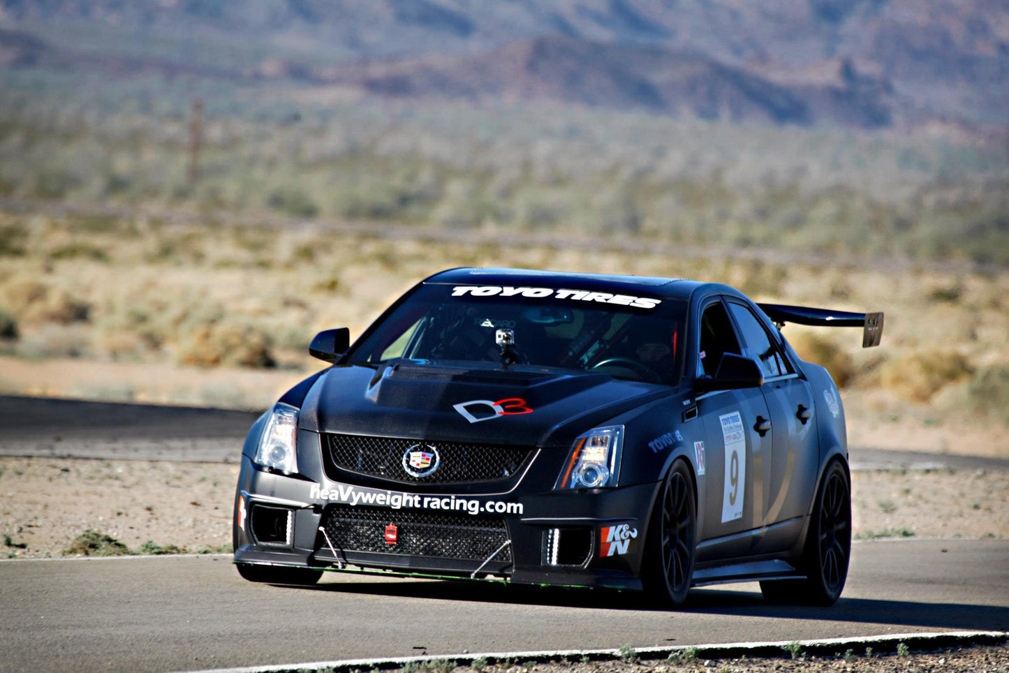 Cadillac CTS - V Sedan GTC - 500 Carbon Fiber Adjustable Wing 2008 - 2015 - Speedlogix