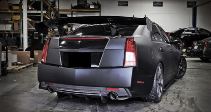 Cadillac CTS - V Sedan GTC - 500 Carbon Fiber Adjustable Wing 2008 - 2015 - Speedlogix
