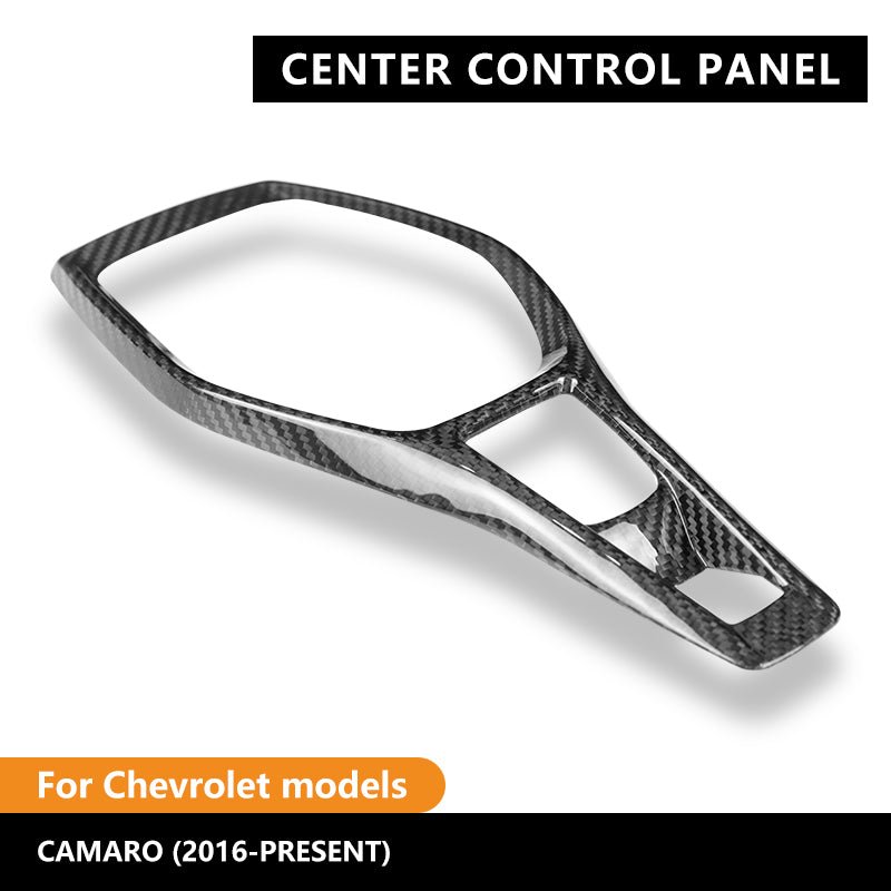 CAMARO 16 - 24 CENTER CONTROL PANEL CARBON FIBER COVER - Speedlogix