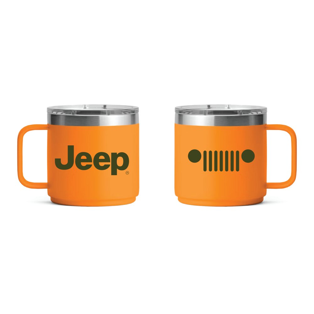 Camper Mug - Jeep Insulated - Orange - Speedlogix