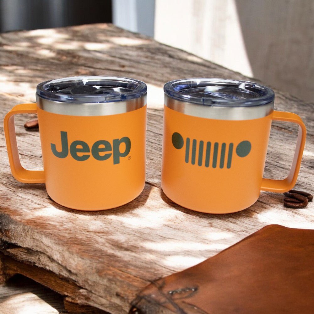 Camper Mug - Jeep Insulated - Orange - Speedlogix