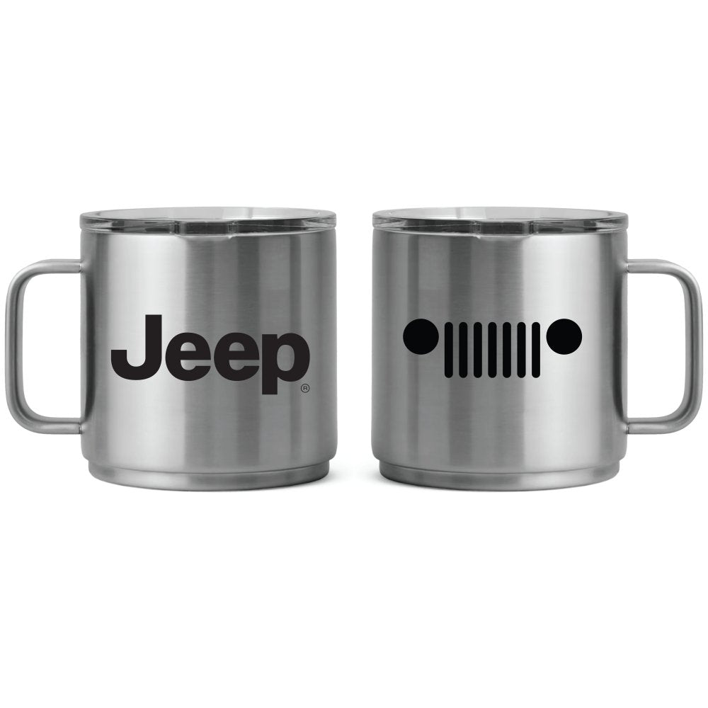 Camper Mug - Jeep Insulated - Silver - Speedlogix