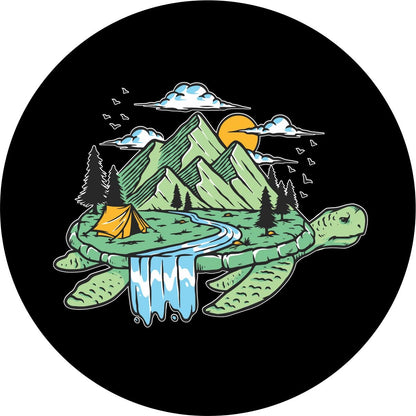 Camping on Turtle Island Unique Bronco Spare Tire Cover - Speedlogix
