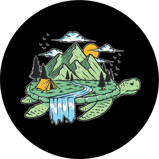 Camping on Turtle Island Unique Bronco Spare Tire Cover - Speedlogix