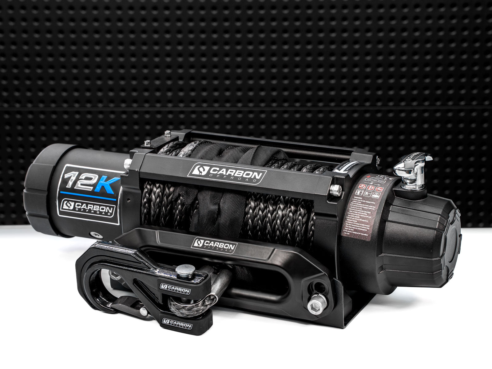 Carbon 12K - 12000lb Winch V3 - Speedlogix