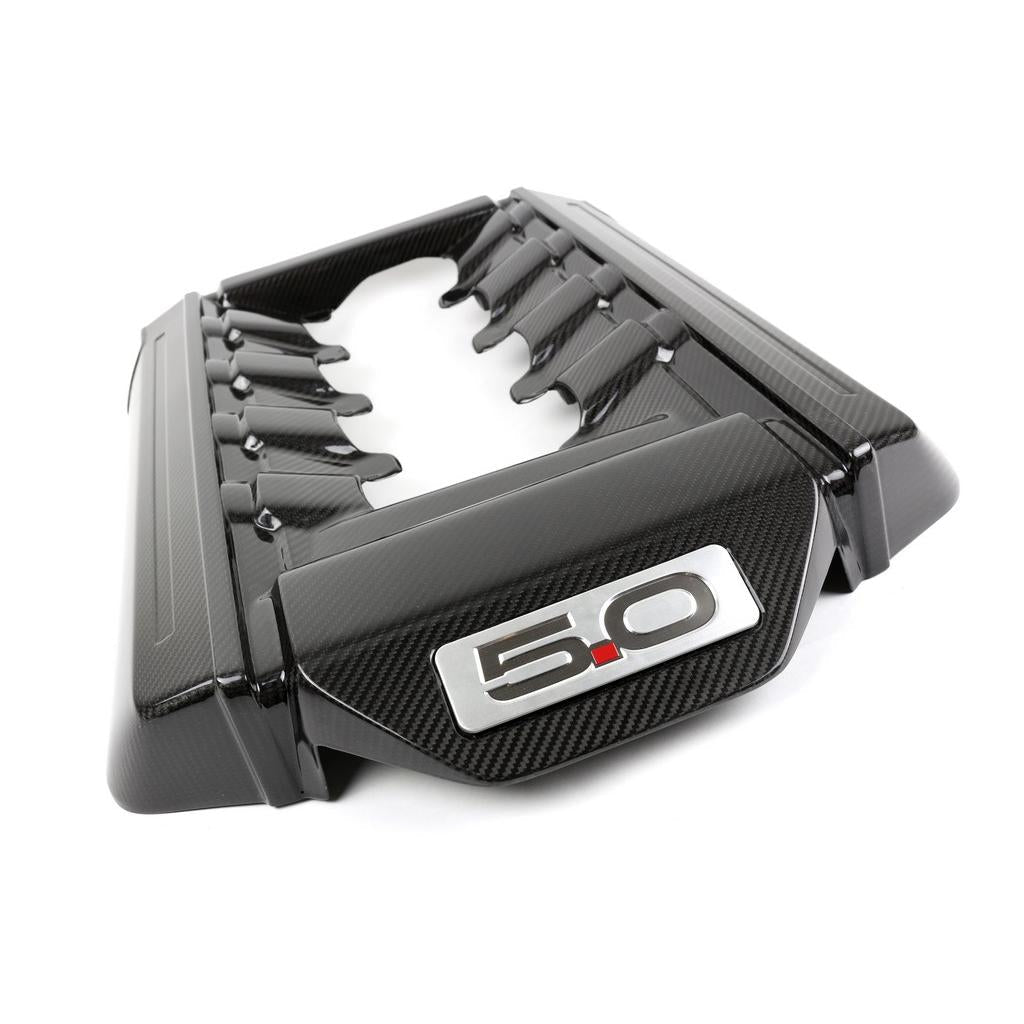 Carbon Fiber Ford Mustang S550 GT 5.0 Engine Cover 2015 - 2017 - Speedlogix
