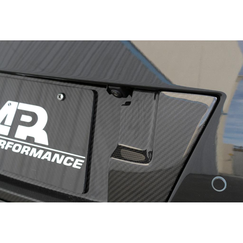Carbon Fiber Nissan GTR R35 License Plate Backing 2017 - 2022 - Speedlogix