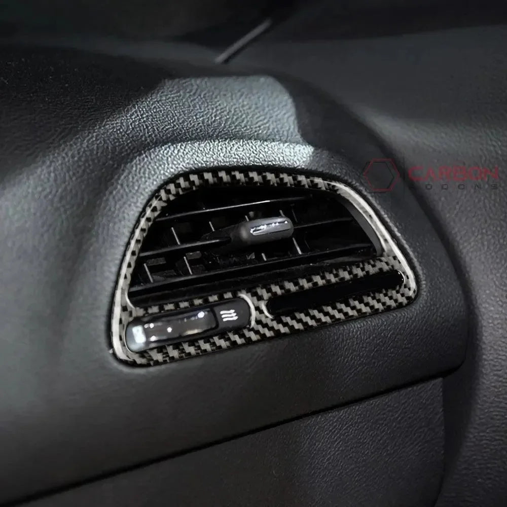 Carbon Fiber Passenger Air Vent Overlay for Dodge Challenger 2015-2023
