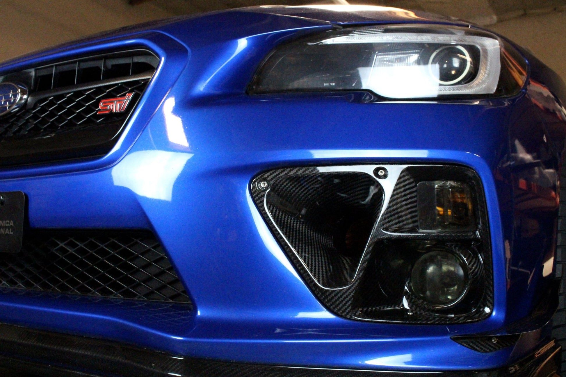 Carbon Fiber Subaru STI Brake Cooling Kit 2015 - 2017 - Speedlogix