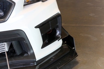 Carbon Fiber Subaru STI Brake Cooling Kit 2018 - 2021 - Speedlogix