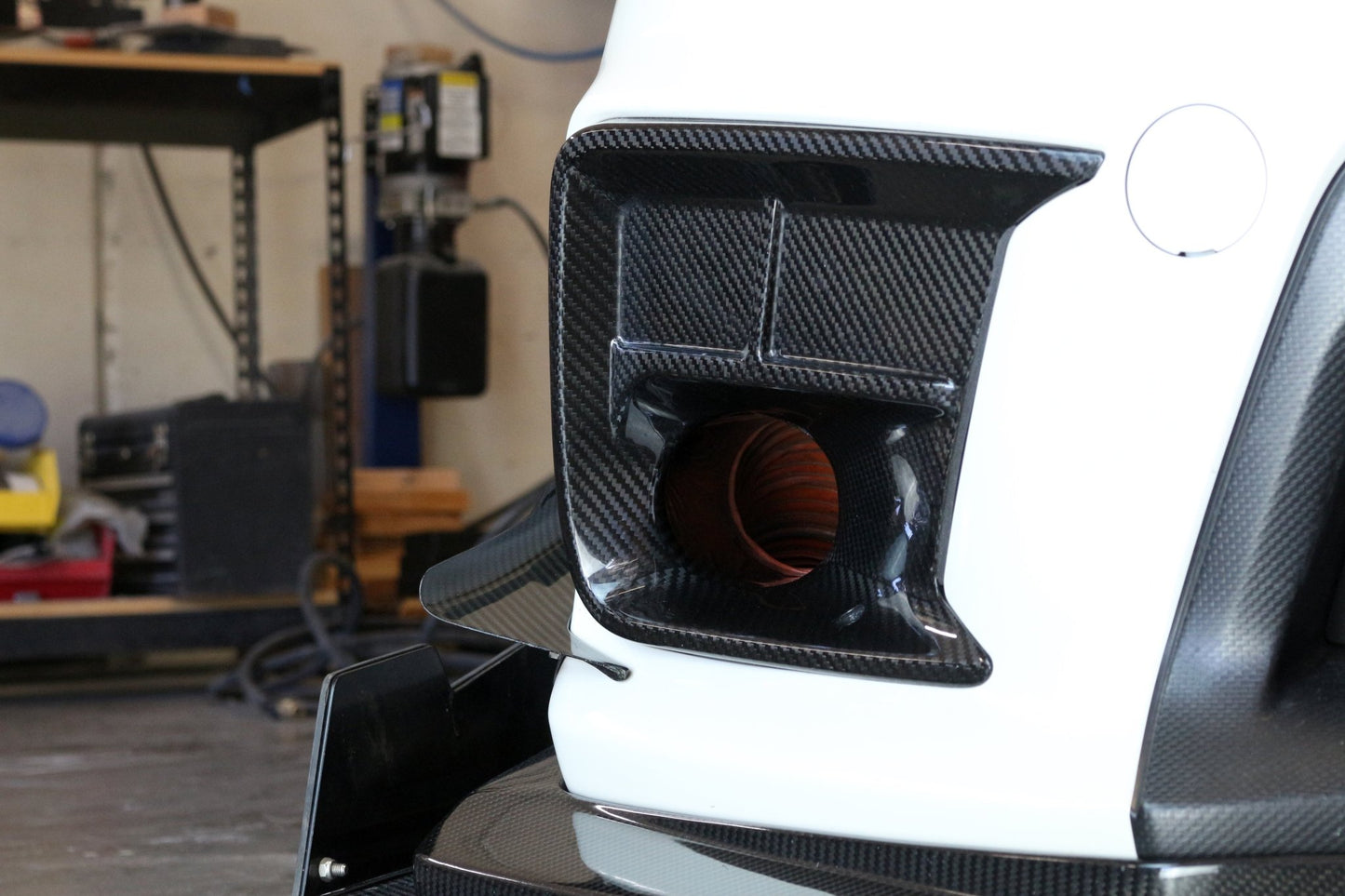 Carbon Fiber Subaru STI Brake Cooling Kit 2018 - 2021 - Speedlogix