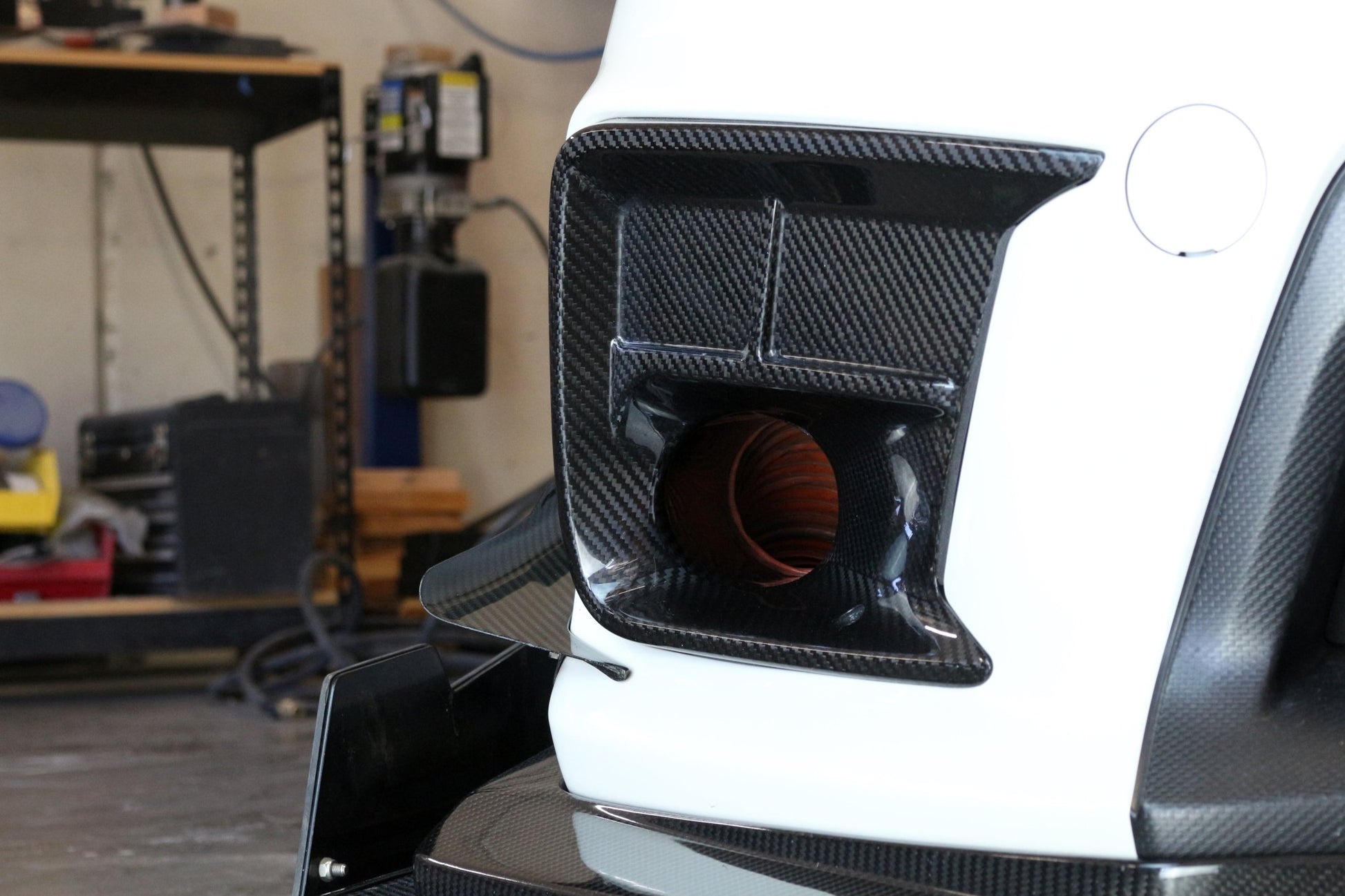 Carbon Fiber Subaru STI Brake Cooling Kit 2018 - 2021 - Speedlogix