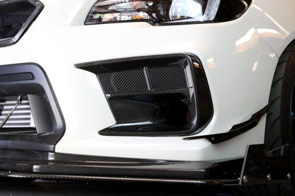 Carbon Fiber Subaru STI Brake Cooling Kit 2018 - 2021 - Speedlogix