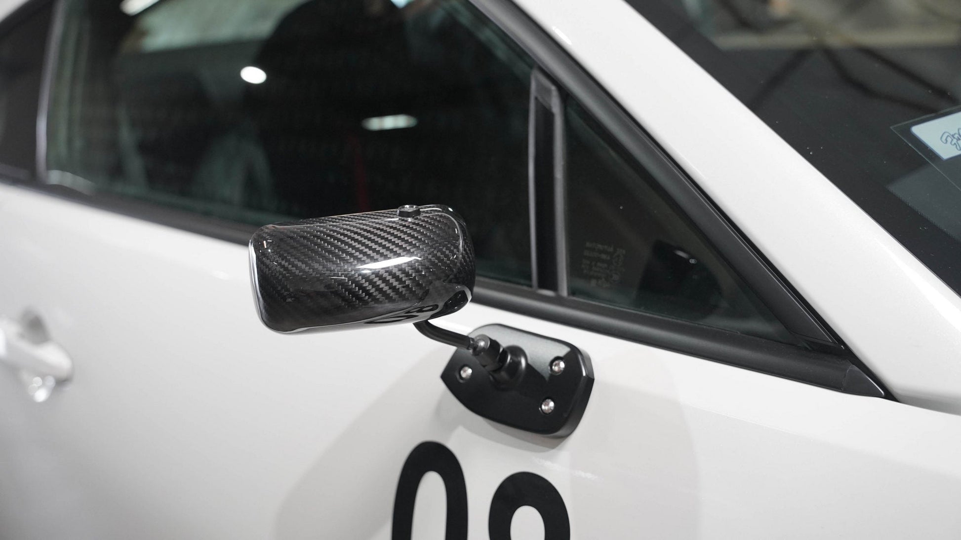 Carbon Fiber Toyota GR86/ Subaru BRZ Formula GT3 Carbon Fiber Mirror/Black 2022 - 2024 - Speedlogix