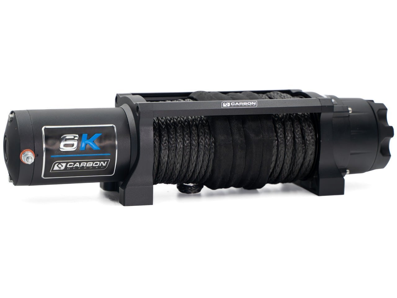 Carbon Offroad Long Drum 6000lb ATV/Small 4X4 Winch - Speedlogix