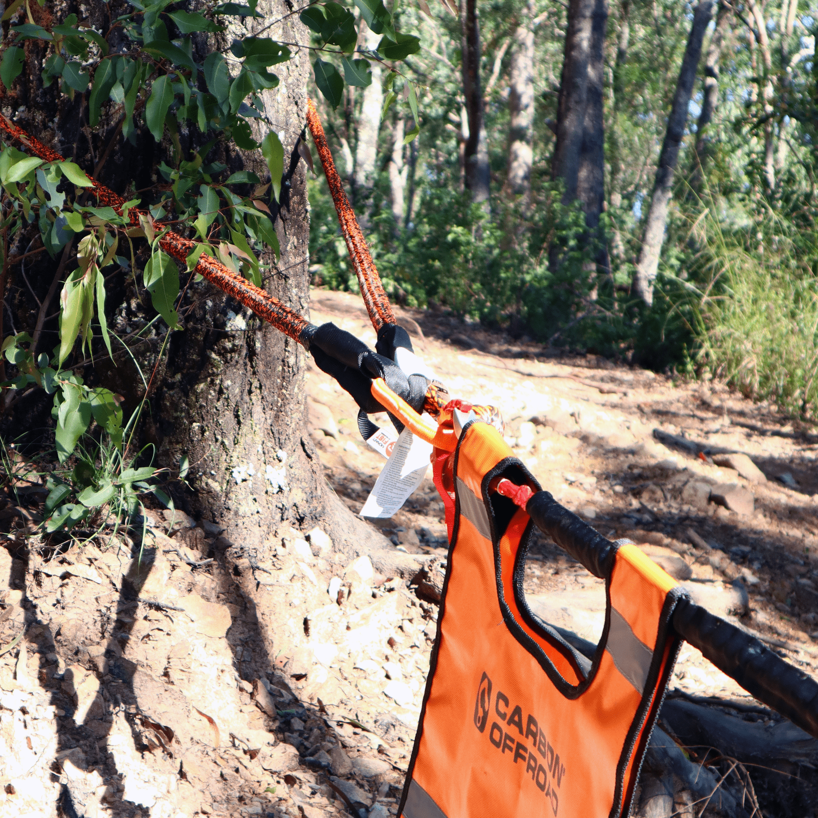 Carbon Offroad Monkey Fist 15T Synthetic Soft Shackle - Speedlogix