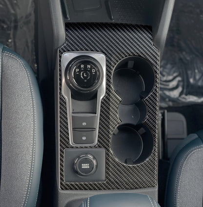 Center Console Accent Overlay Fits 2021 - 2024 Ford Bronco Sport - Speedlogix